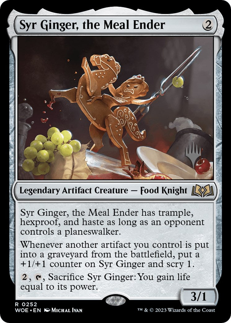 Syr Ginger, the Meal Ender (Promo Pack) [Wilds of Eldraine Promos] | The Gaming-Verse