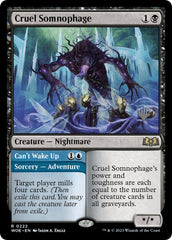 Cruel Somnophage // Can't Wake Up (Promo Pack) [Wilds of Eldraine Promos] | The Gaming-Verse