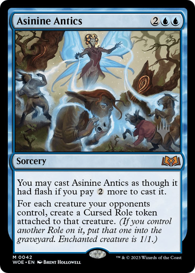 Asinine Antics (Promo Pack) [Wilds of Eldraine Promos] | The Gaming-Verse