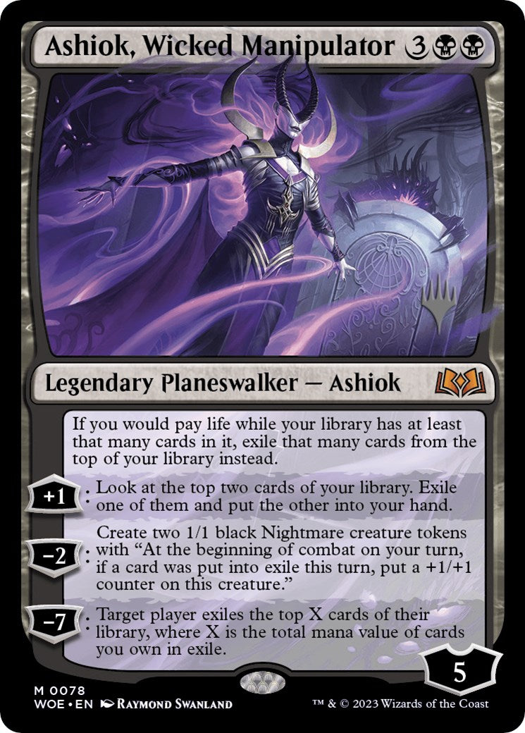 Ashiok, Wicked Manipulator (Promo Pack) [Wilds of Eldraine Promos] | The Gaming-Verse