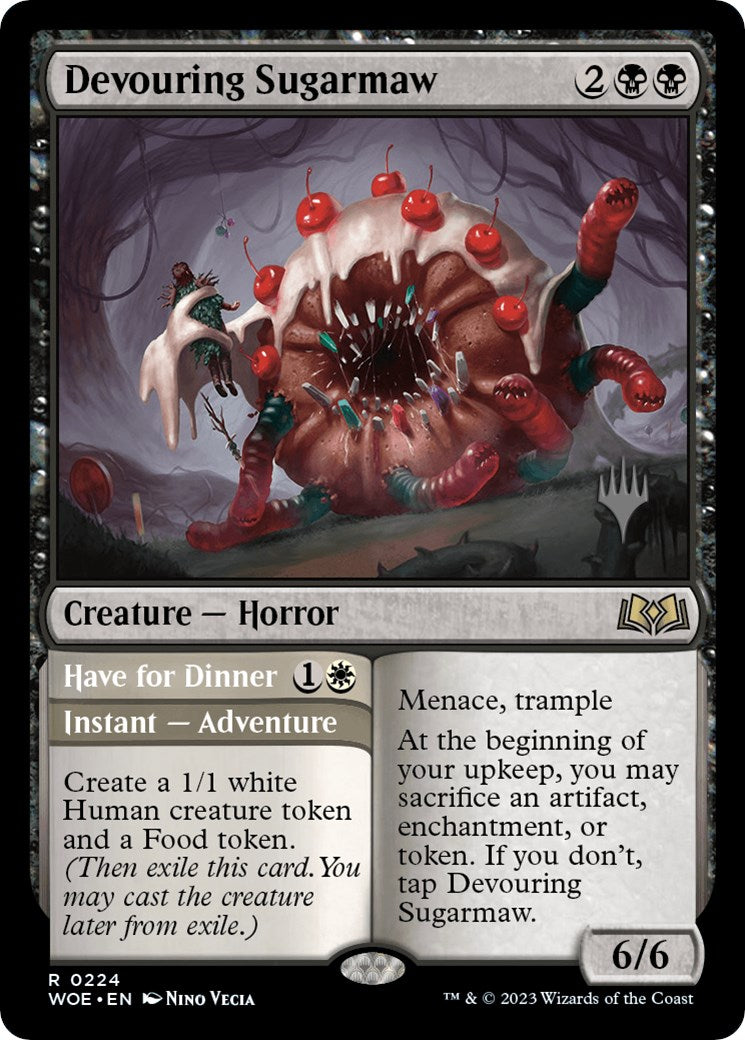 Devouring Sugarmaw // Have for Dinner(Promo Pack) [Wilds of Eldraine Promos] | The Gaming-Verse