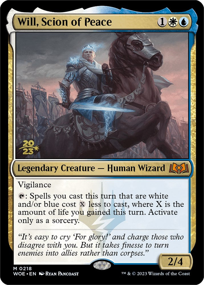 Will, Scion of Peace [Wilds of Eldraine Prerelease Promos] | The Gaming-Verse