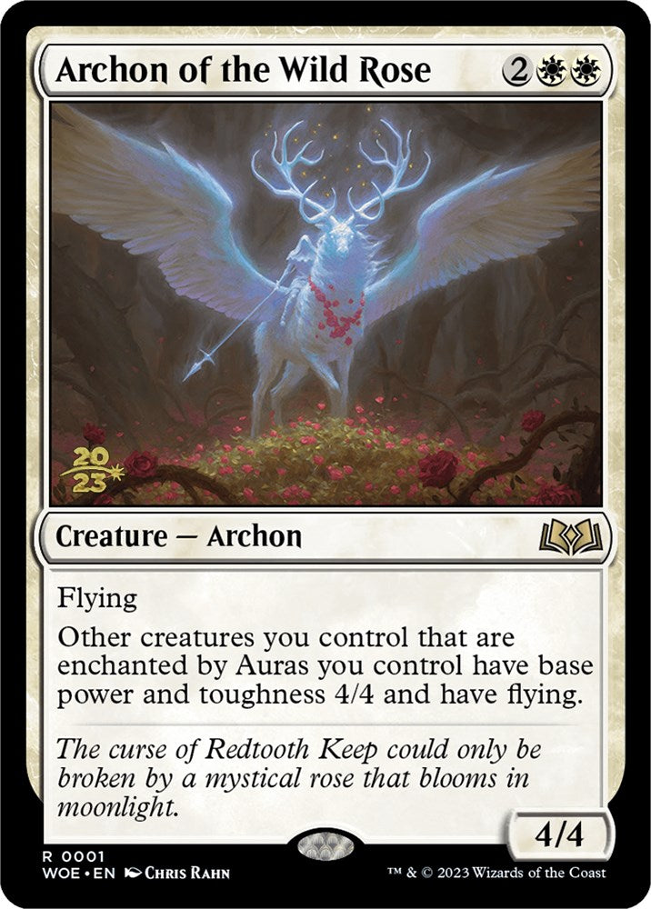 Archon of the Wild Rose [Wilds of Eldraine Prerelease Promos] | The Gaming-Verse