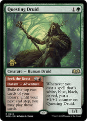 Questing Druid // Seek the Beast [Wilds of Eldraine Prerelease Promos] | The Gaming-Verse