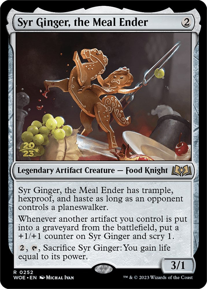 Syr Ginger, the Meal Ender [Wilds of Eldraine Prerelease Promos] | The Gaming-Verse