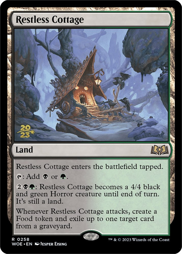 Restless Cottage [Wilds of Eldraine Prerelease Promos] | The Gaming-Verse