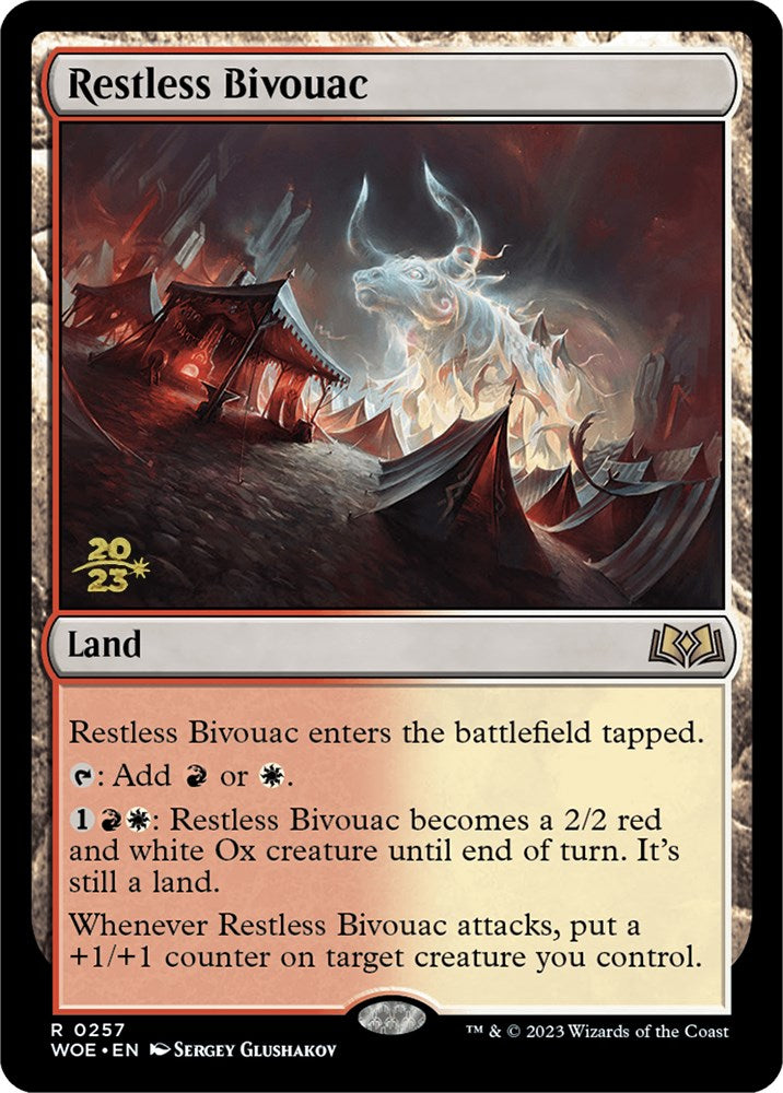 Restless Bivouac [Wilds of Eldraine Prerelease Promos] | The Gaming-Verse