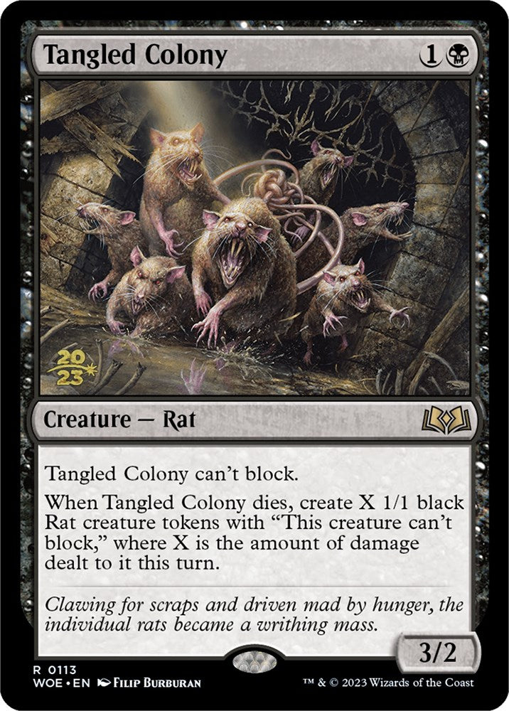 Tangled Colony [Wilds of Eldraine Prerelease Promos] | The Gaming-Verse