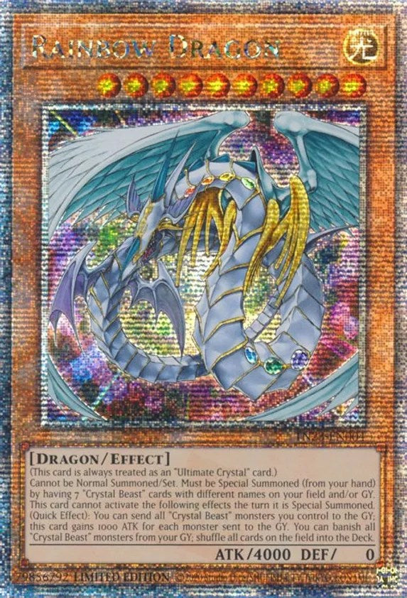 Rainbow Dragon [TN23-EN004] Quarter Century Secret Rare | The Gaming-Verse