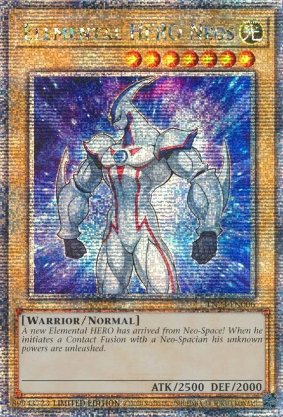 Elemental HERO Neos [TN23-EN006] Quarter Century Secret Rare | The Gaming-Verse