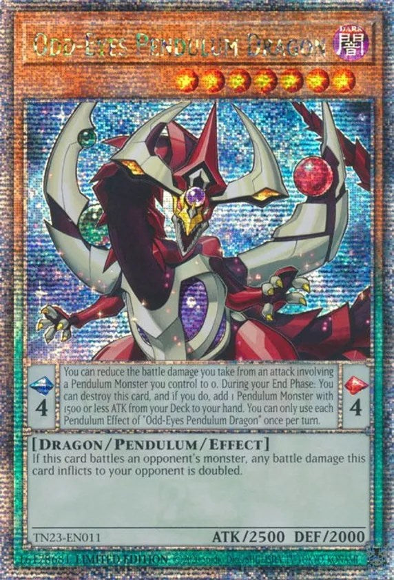 Odd-Eyes Pendulum Dragon [TN23-EN011] Quarter Century Secret Rare | The Gaming-Verse