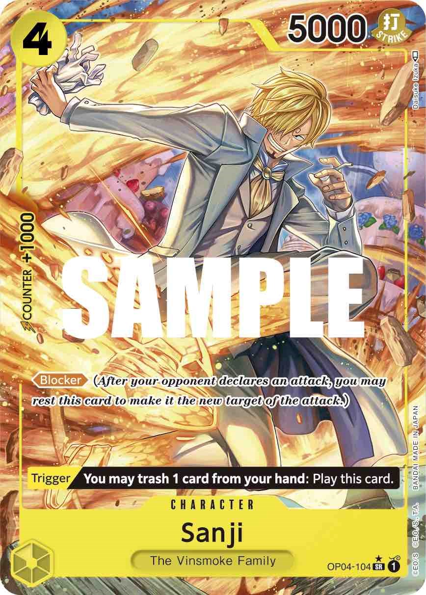 Sanji (Alternate Art) [Kingdoms of Intrigue] | The Gaming-Verse