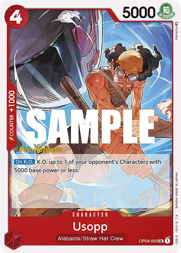 Usopp [Kingdoms of Intrigue Pre-Release Cards] | The Gaming-Verse