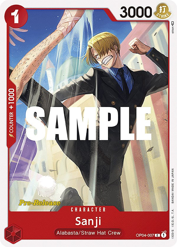 Sanji [Kingdoms of Intrigue Pre-Release Cards] | The Gaming-Verse