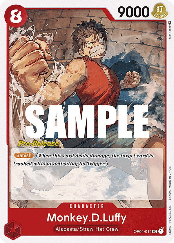 Monkey.D.Luffy [Kingdoms of Intrigue Pre-Release Cards] | The Gaming-Verse