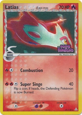 Latias (21/110) (Delta Species) (Stamped) [EX: Holon Phantoms] | The Gaming-Verse