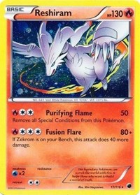 Reshiram (17/116) (Cosmos Holo) [Black & White: Plasma Freeze] | The Gaming-Verse