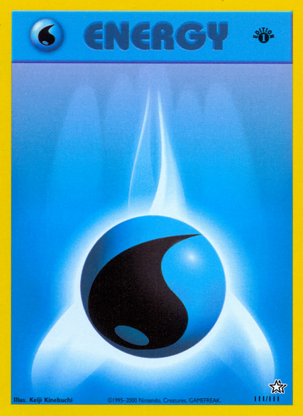 Water Energy (111/111) [Neo Genesis 1st Edition] | The Gaming-Verse