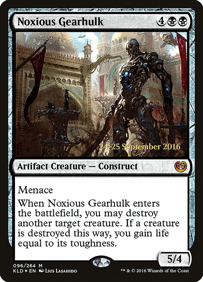 Noxious Gearhulk  (Prerelease) [Kaladesh Prerelease Promos] | The Gaming-Verse