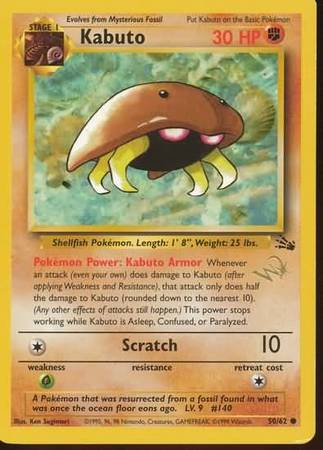 Kabuto (50/62) (W Stamped Promo) [Fossil Unlimited] | The Gaming-Verse