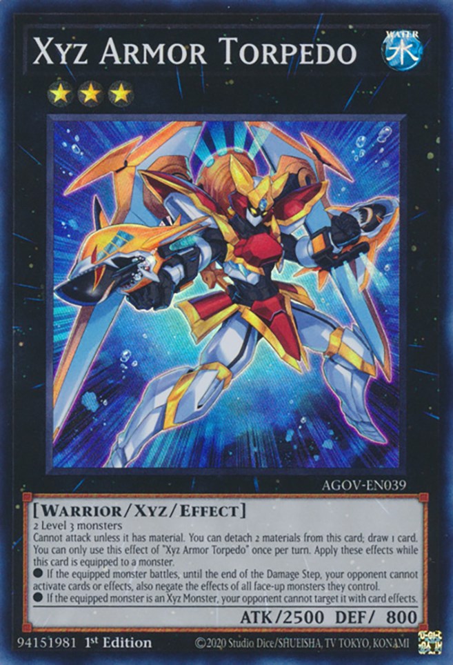 Xyz Armor Torpedo [AGOV-EN039] Super Rare | The Gaming-Verse