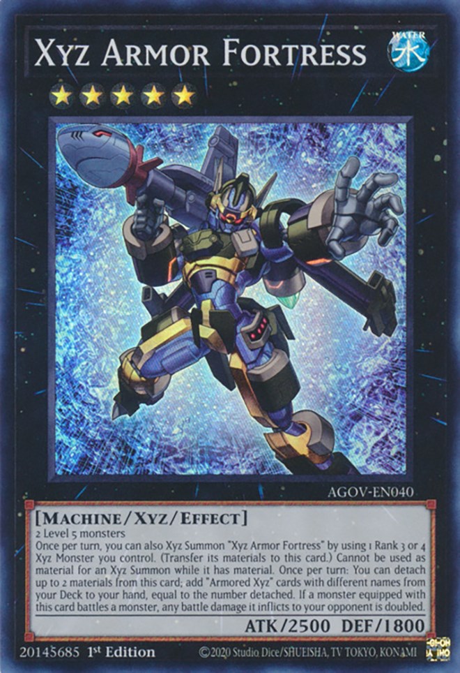 Xyz Armor Fortress [AGOV-EN040] Super Rare | The Gaming-Verse