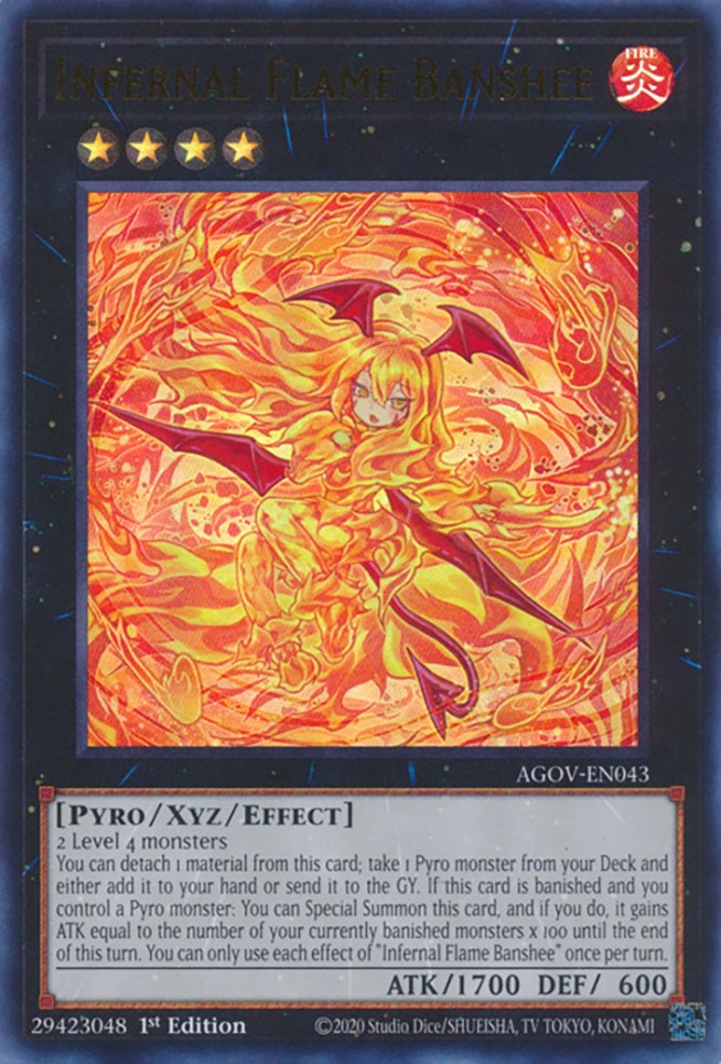 Infernal Flame Banshee [AGOV-EN043] Ultra Rare | The Gaming-Verse