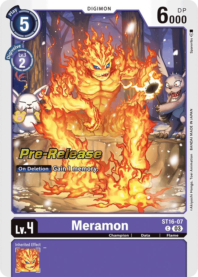 Meramon [ST16-07] [Starter Deck: Wolf of Friendship Pre-Release Cards] | The Gaming-Verse