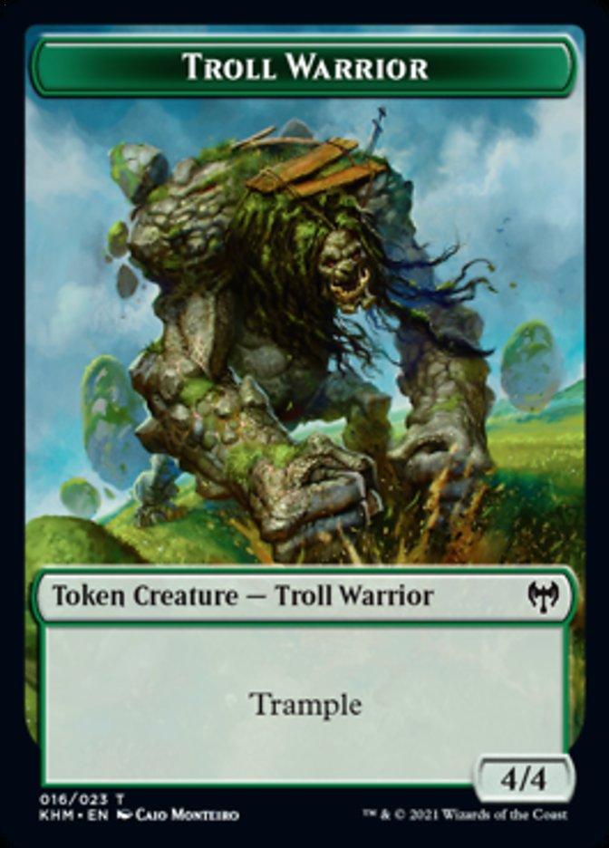 Troll Warrior Token [Kaldheim] | The Gaming-Verse
