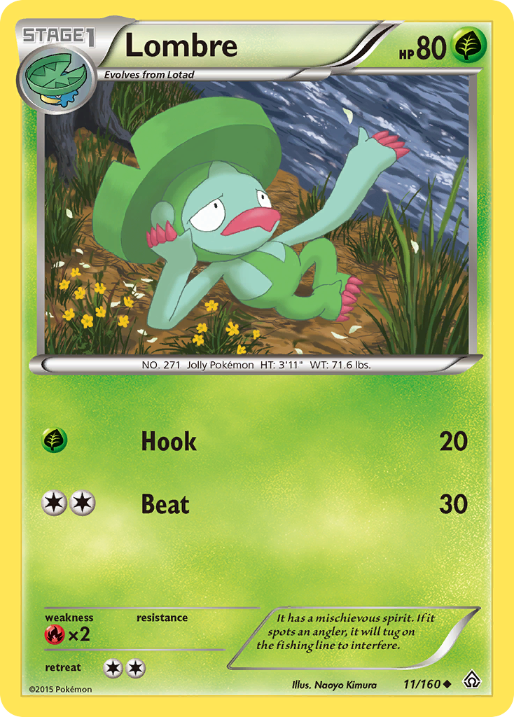 Lombre (11/160) [XY: Primal Clash] | The Gaming-Verse