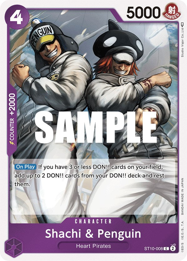 Shachi & Penguin [Ultimate Deck - The Three Captains] | The Gaming-Verse