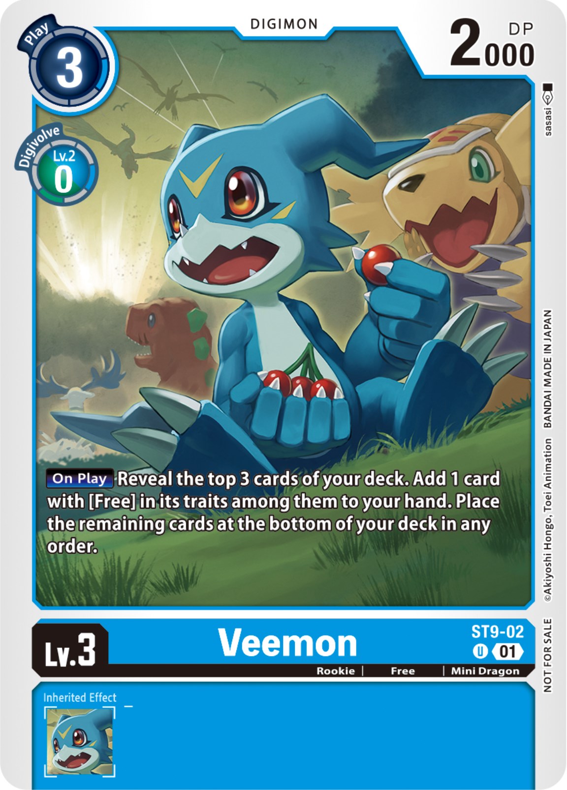 Veemon [ST9-02] (NYCC 2023 Demo Deck) [Starter Deck: Ultimate Ancient Dragon] | The Gaming-Verse