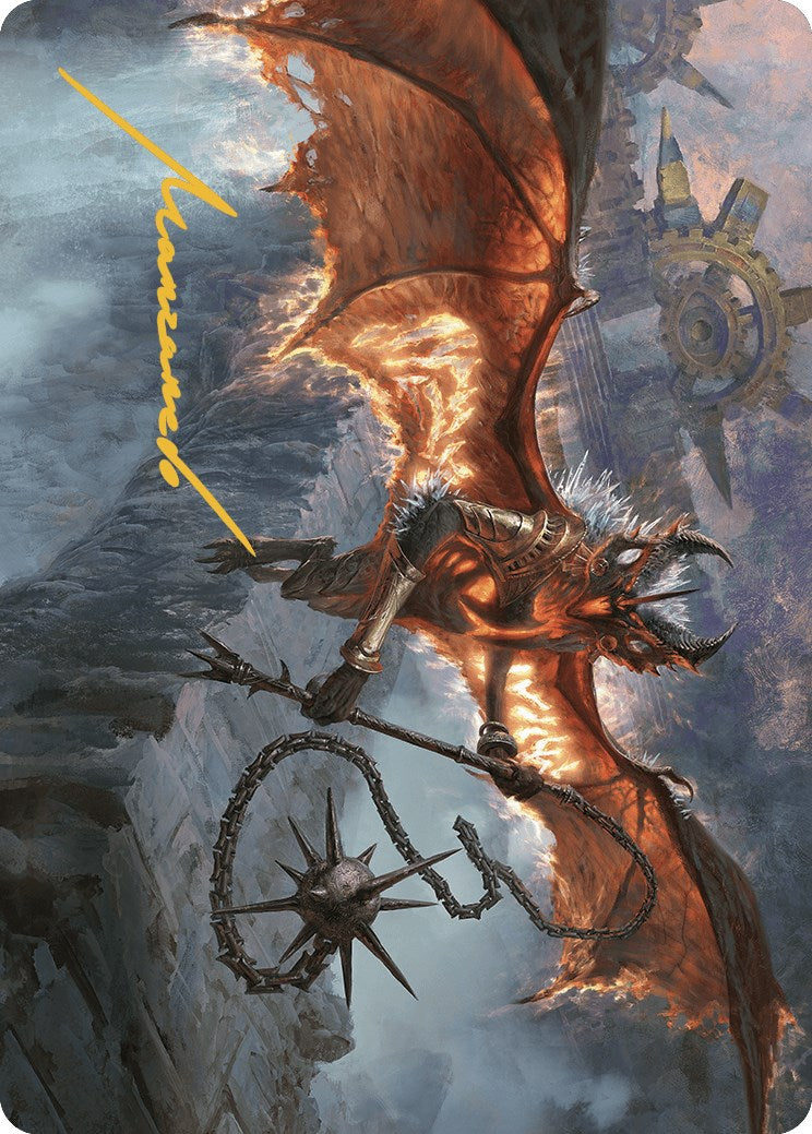 Bloodletter of Aclazotz Art Card (15/81) (Gold-Stamped Signature) [The Lost Caverns of Ixalan Art Series] | The Gaming-Verse