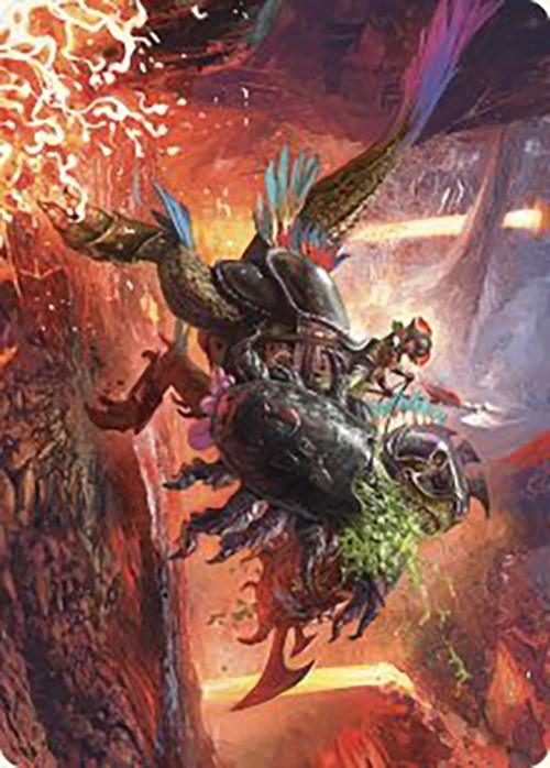 Triumphant Chomp Art Card [The Lost Caverns of Ixalan Art Series] | The Gaming-Verse