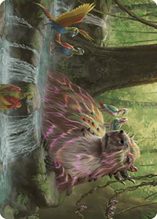 Basking Capybara Art Card [The Lost Caverns of Ixalan Art Series] | The Gaming-Verse