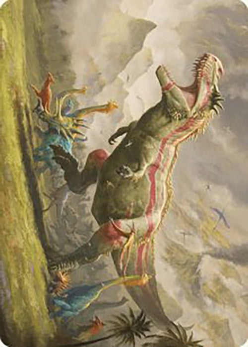 Ghalta, Stampede Tyrant Art Card [The Lost Caverns of Ixalan Art Series] | The Gaming-Verse