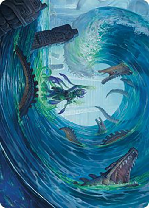 Wave Goodbye Art Card [The Lost Caverns of Ixalan Art Series] | The Gaming-Verse