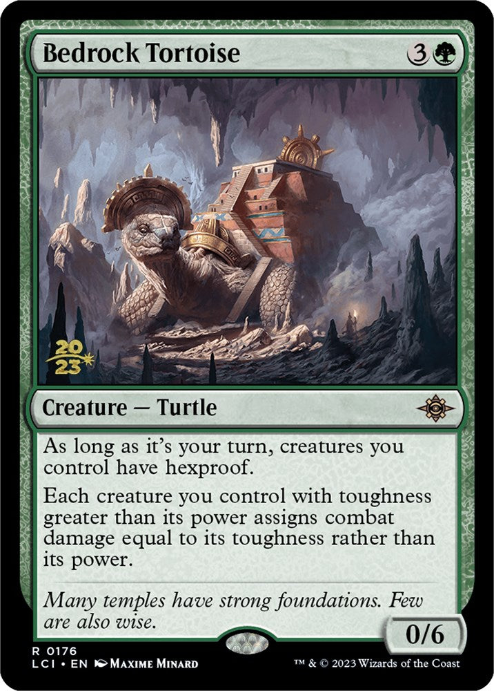 Bedrock Tortoise [The Lost Caverns of Ixalan Prerelease Cards] | The Gaming-Verse