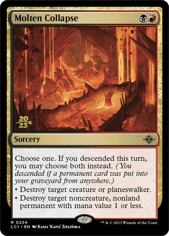 Molten Collapse [The Lost Caverns of Ixalan Prerelease Cards] | The Gaming-Verse