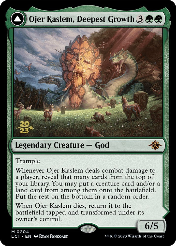 Ojer Kaslem, Deepest Growth // Temple of Cultivation [The Lost Caverns of Ixalan Prerelease Cards] | The Gaming-Verse