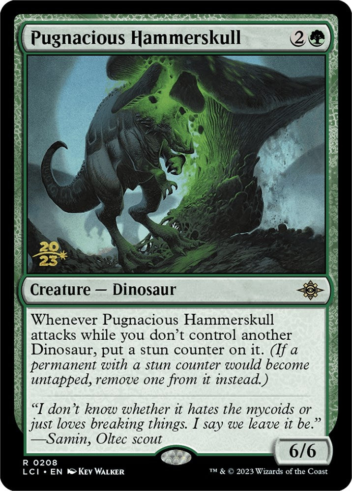 Pugnacious Hammerskull [The Lost Caverns of Ixalan Prerelease Cards] | The Gaming-Verse