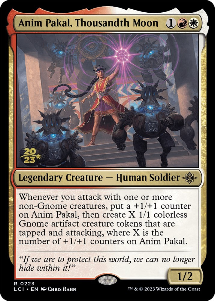 Anim Pakal, Thousandth Moon [The Lost Caverns of Ixalan Prerelease Cards] | The Gaming-Verse