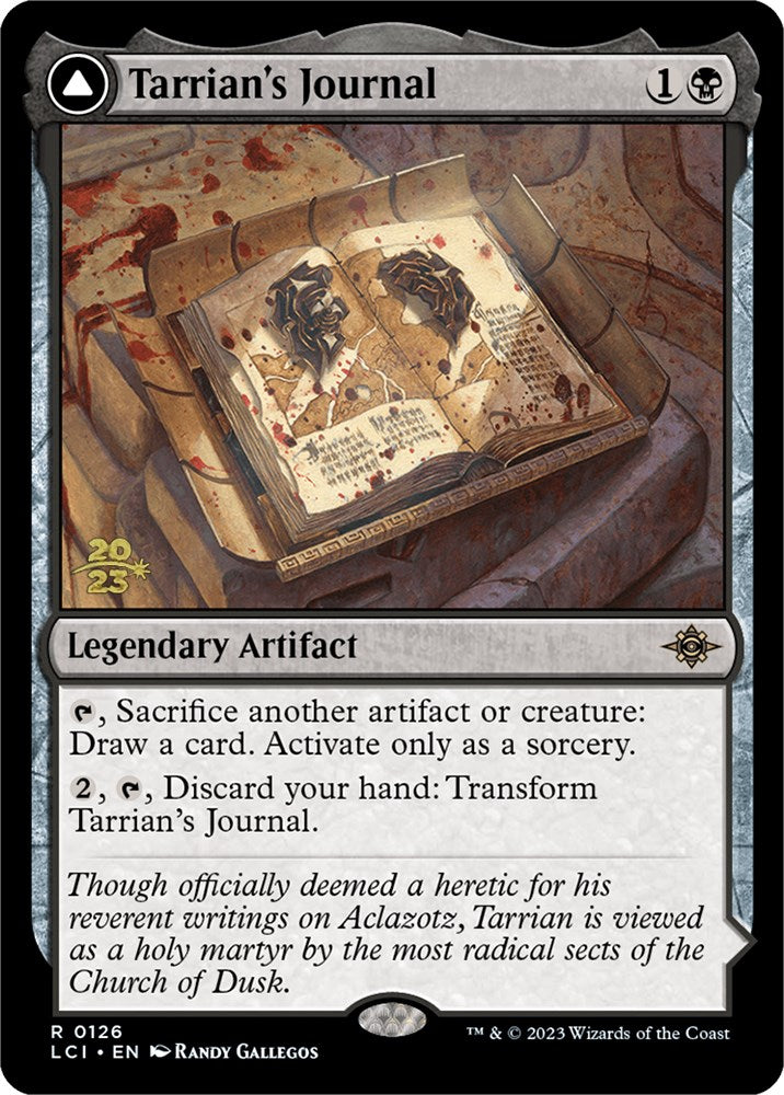 Tarrian's Journal // The Tomb of Aclazotz [The Lost Caverns of Ixalan Prerelease Cards] | The Gaming-Verse