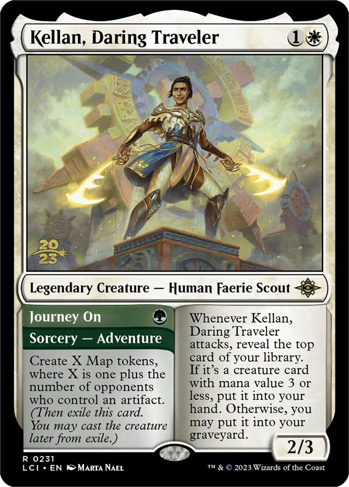 Kellan, Daring Traveler [The Lost Caverns of Ixalan Prerelease Cards] | The Gaming-Verse