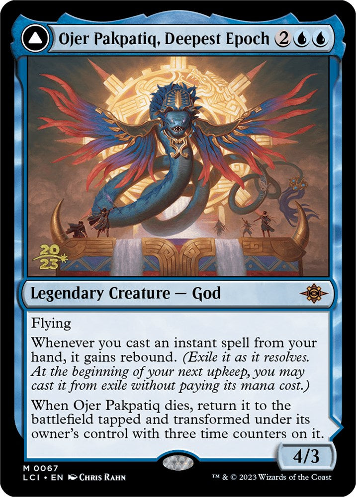 Ojer Pakpatiq, Deepest Epoch // Temple of Cyclical Time [The Lost Caverns of Ixalan Prerelease Cards] | The Gaming-Verse