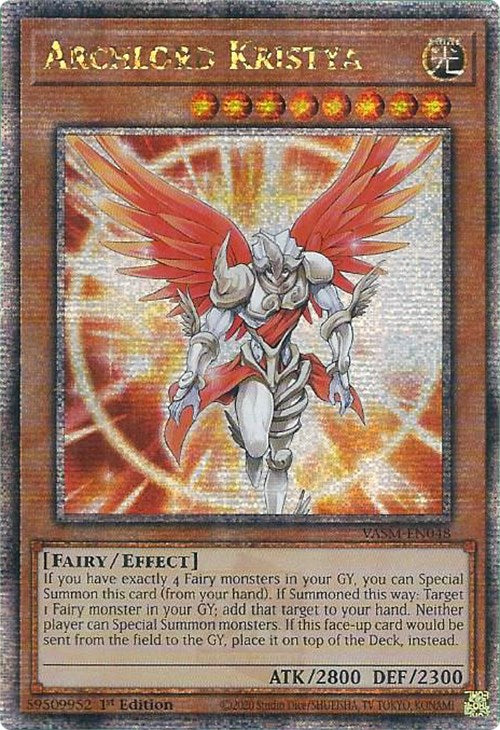 Archlord Kristya (Quarter Century Secret Rare) [VASM-EN048] Quarter Century Secret Rare | The Gaming-Verse