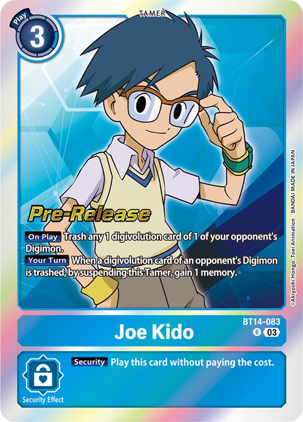 Joe Kido [BT14-083] [Blast Ace Pre-Release Cards] | The Gaming-Verse