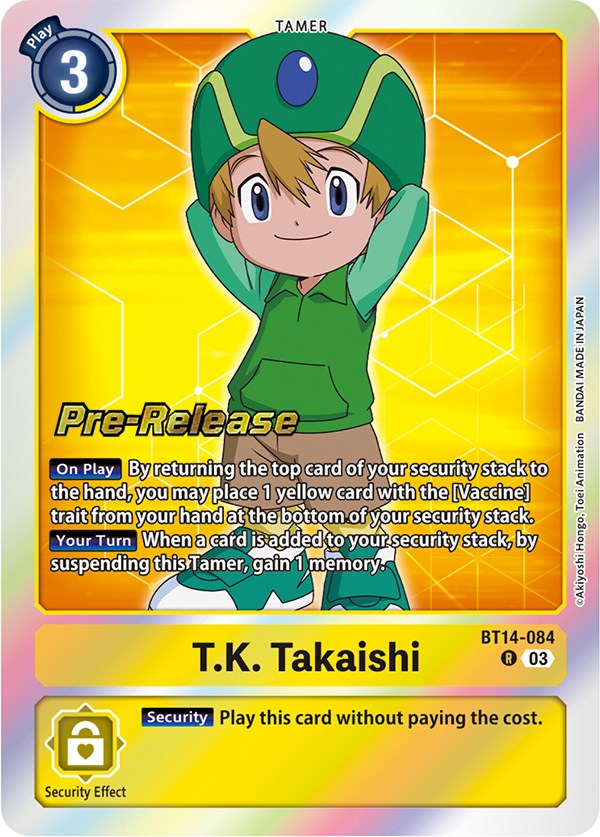 T.K. Takaishi [BT14-084] [Blast Ace Pre-Release Cards] | The Gaming-Verse