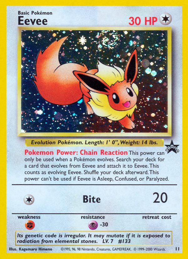 Eevee (11) [Wizards of the Coast: Black Star Promos] | The Gaming-Verse