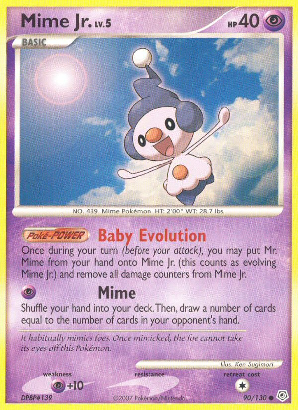 Mime Jr. (90/130) [Diamond & Pearl: Base Set] | The Gaming-Verse